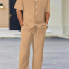 Zac | Men's Textured Summer Co-Ord Set