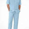 Zac | Men's Textured Summer Co-Ord Set