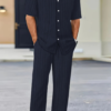 Zac | Men's Textured Summer Co-Ord Set