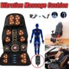 Heated Massage Seat Cover with Neck & Back Support - For Car and Home Use