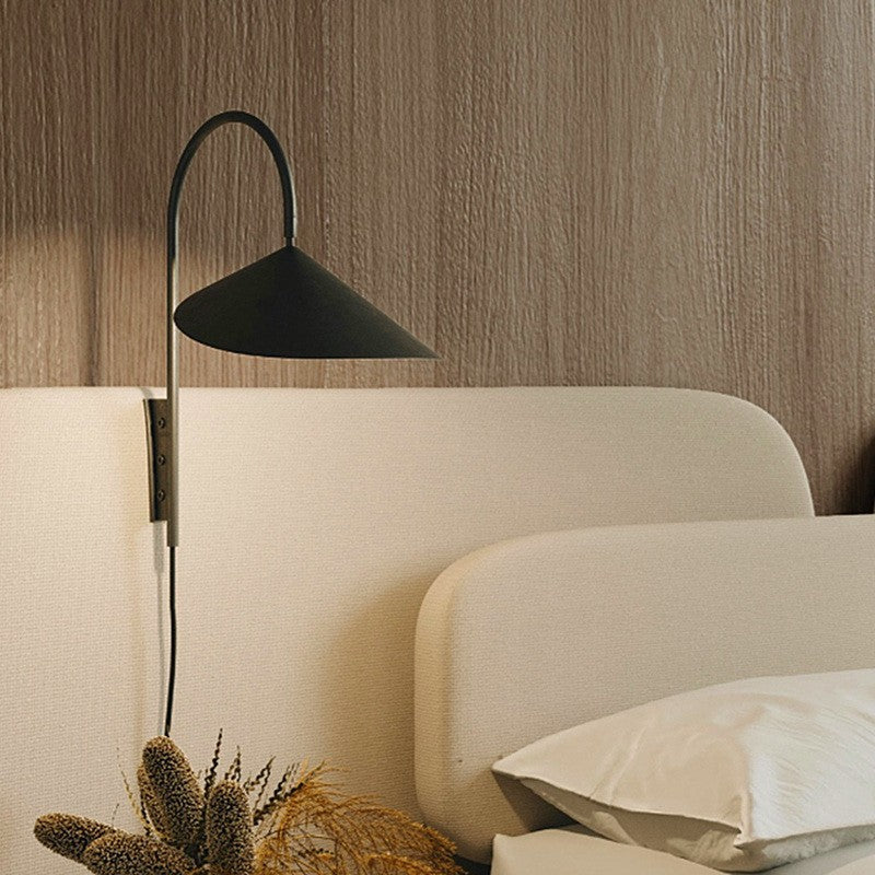 Nzmarket Modern Iron Petal Wall Light – Sculptural Shadow Art Design