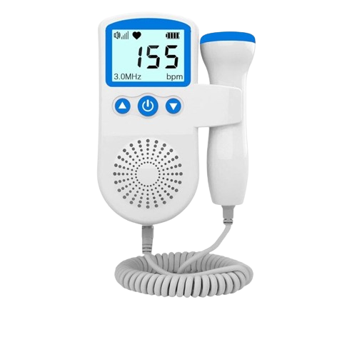 Nzmarket Fetal Doppler Heart Rate Monitor Home Pregnancy Baby Fetal Heart Rate Sound Detector
