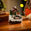 Nzmarket LED Musical Snow Globe Christmas Ornament – Animated Festive Keepsake