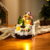 Nzmarket LED Musical Snow Globe Christmas Ornament – Animated Festive Keepsake