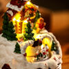 Nzmarket LED Musical Snow Globe Christmas Ornament – Animated Festive Keepsake