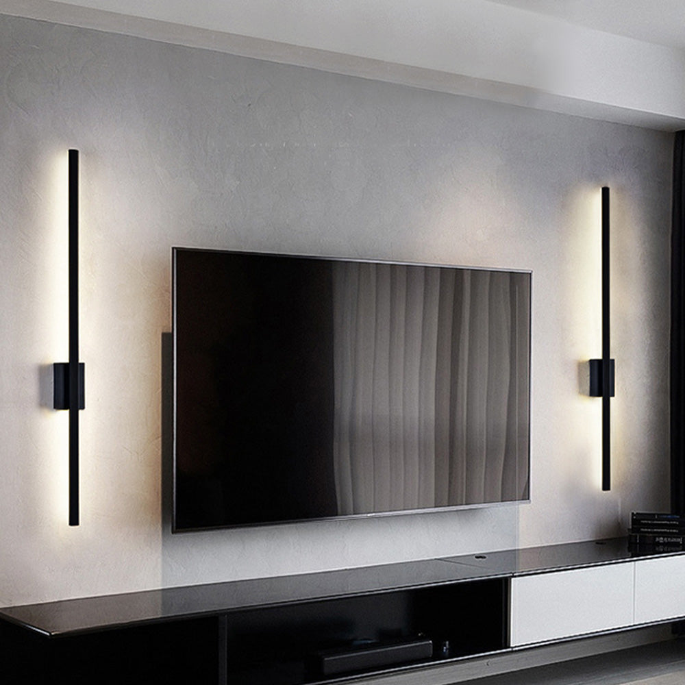 Nzmarket Long LED Wall Light – Matte Black, 4 Lengths up to 120cm
