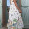 Sandra | Elegant Printed Maxi Dress