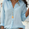 Julia - Elegant Satin Blouse for Women, Ideal for Every Occasion