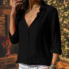 Julia - Elegant Satin Blouse for Women, Ideal for Every Occasion