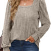 Scarlett - Trendy Top with Stylish Neckline