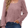 Scarlett - Trendy Top with Stylish Neckline
