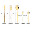 Nzmarket Premium Stainless Steel Dinnerware Set – Steak Knife, Fork, Spoons & Flatware