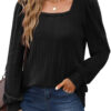 Scarlett - Trendy Top with Stylish Neckline
