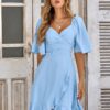 Lima - Elegant Wrapped Mini Dress for a Sophisticated Look