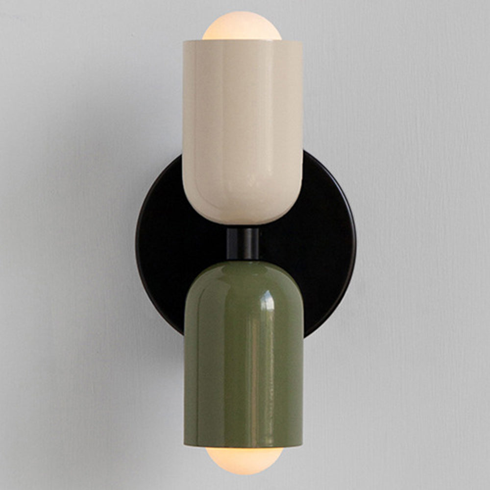 Nzmarket Dual Up & Down Outdoor Wall Sconce – Modern Glass & Metal