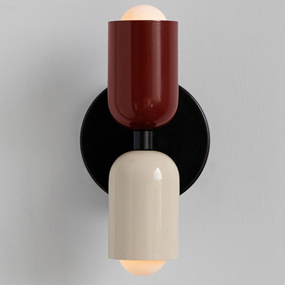 Nzmarket Dual Up & Down Outdoor Wall Sconce – Modern Glass & Metal