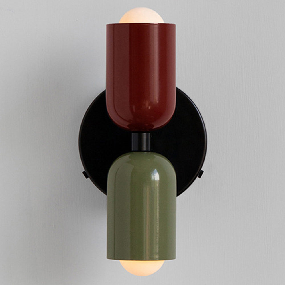 Nzmarket Dual Up & Down Outdoor Wall Sconce – Modern Glass & Metal
