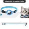 PawLocator Cat Tracking Collar - AirTag Compatible with GPS Holder