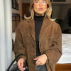 Nzmarket Layla Classic Brown Suede Jacket – Womens Timeless Style, Sizes S to L
