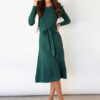 Pasbie - Elegant Knitted Midi Dress for a Chic Appearance