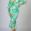 Lara - Midi Dress with Floral Print