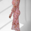 Lara - Midi Dress with Floral Print