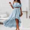 Georgia - Elegant Maxi Dress in Stylish Tweed