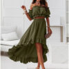 Georgia - Elegant Maxi Dress in Stylish Tweed