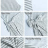 Chloe Striped Halter Neck T-Shirt Dress