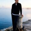 Kit | Men's Cable Knit Half-Zip Sweater