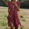 Paola - Elegant Dress with Round Neckline