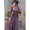 Helen | Elegant Colorful Dress