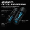 HD 40x22 Zoom Binoculars - Long Distance Viewing