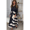 Diana | Striped Maxi Dress