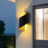 Nzmarket Minimalist Aluminium LED Wall Light – Warm White, Flush Mount
