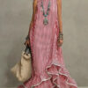 Grace | Retro Ruffled Casual Maxi Dress