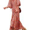 Nina | Floral Boho Maxi Dress