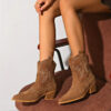 Stylish Embroidered Western Boots for Women by Ruby
