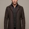 Soren | Men's Tailored Wool-Blend Notched Lapel Coat