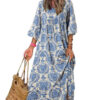 Nina | Floral Boho Maxi Dress