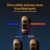 Car Blind Spot Mirror - 2 Pcs Adjustable