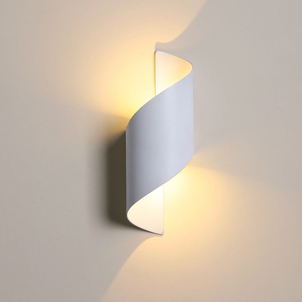 Nzmarket Minimalist Aluminium LED Wall Light – Warm White, Flush Mount