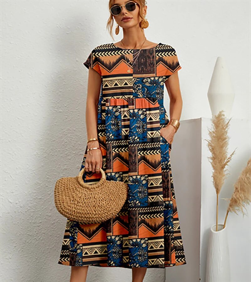 Violet - Comfy Cotton Dress