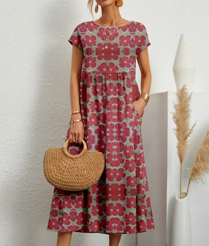 Violet - Comfy Cotton Dress