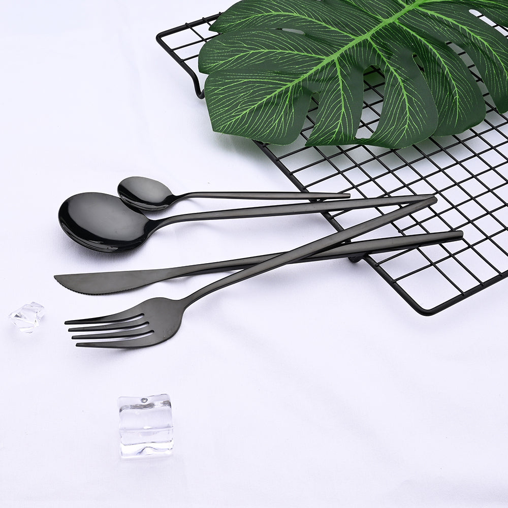 Nzmarket Premium Stainless Steel Dinnerware Set – Steak Knife, Fork, Spoons & Flatware