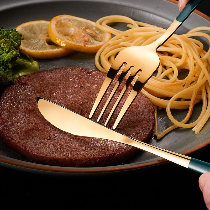 Nzmarket Premium Stainless Steel Dinnerware Set – Steak Knife, Fork, Spoons & Flatware