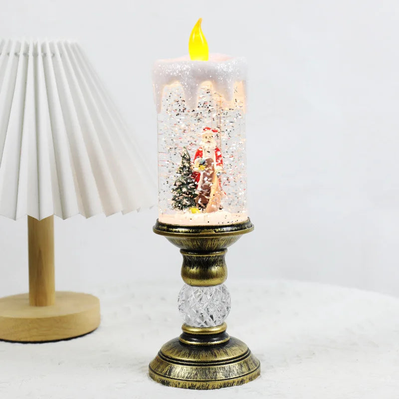 Nzmarket Festive LED Candle Christmas Light Set – 4 Styles, Flameless & Safe