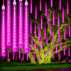 Nzmarket LED Meteor Falling Rain Garden Lights – 8-Tube Outdoor Set