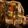 Nzmarket LED Meteor Falling Rain Garden Lights – 8-Tube Outdoor Set