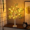 Nzmarket LED Green Leaf Light Tree – Warm Glow Festive Centrepiece
